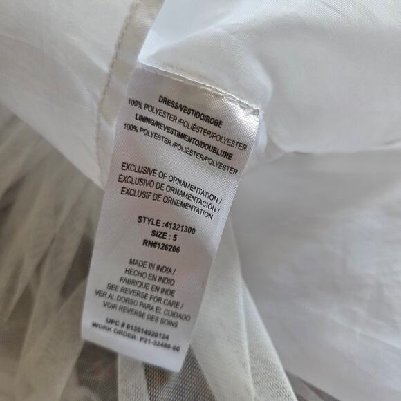 Pippa and Julie Flowy Bohemian Dress Size 5T - Picture 10 of 11